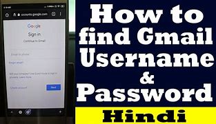 Image result for Gmail Account Username and Password