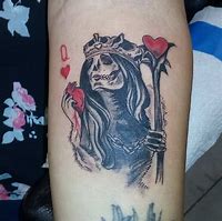 Image result for Queen of Hearts Card Tattoo