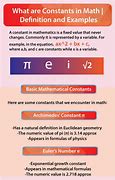 Image result for Mathematical Constant