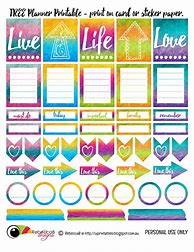 Image result for Free Planner Sticker Templates