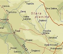 Image result for Stara Planina Mapa
