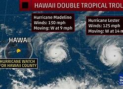 Image result for Hawaii Hurricane Map