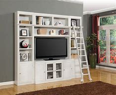 Image result for Entertainment Center with Bookcase White Australia