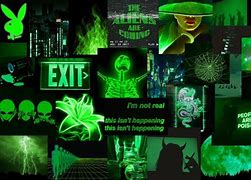 Image result for Green Neon Aesthetic Preppy Background