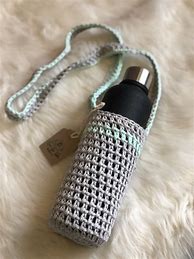 Image result for Crochet Water Bottle Holder for Children