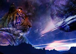 Image result for Space Tiger Wallpaper