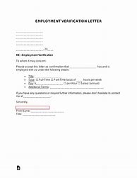 Image result for Employment Verification Letter Format