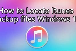 Image result for Where Is iPhone Backup Stored On PC