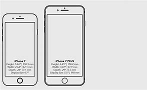 Image result for iPhone 7 Screen Size All Sides