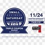Image result for Shop Small Saturday Logo November 25