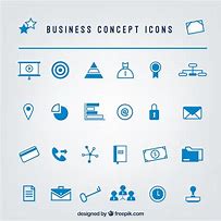 Image result for Line Business Icons Blue