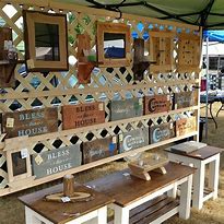 Image result for Wreath Display Craft Fair Booth Ideas