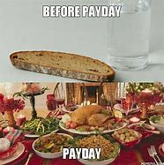 Image result for Eating Before Payday Meme