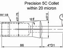 Image result for 5C Collet Dimensions Standard