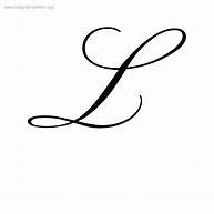 Image result for Cursive Letter L Tattoo