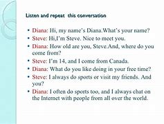 Image result for Conversation Unit Example