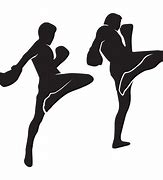 Image result for Kickboxing Silhouette