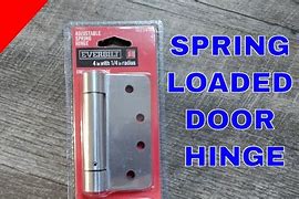 Image result for Spring Loaded Door Hinge Pin