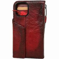 Image result for iPhone Leather Case Red