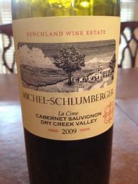 Image result for Michel Schlumberger Cabernet Sauvignon Benchland