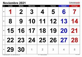 Image result for Calendario De Noviembre