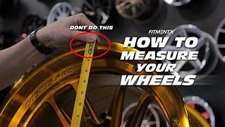 Image result for How to Measure Wheel Width