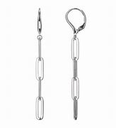 Image result for Sterling Silver Paper Clip Earrings