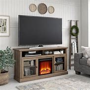 Image result for 65 Inch TV Stand Oak