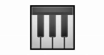 Image result for Piano Emoji