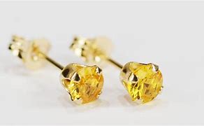 Image result for Sparkly Yellow Earrings