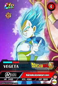 Image result for Vegeta Trading Cards
