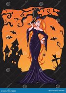 Image result for Halloween Witch Drawing