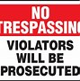 Image result for No Trespassing Signs Clip Art