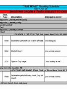 Image result for Television Shooting Schedule Template