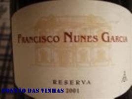 Image result for Francisco Nunes Garcia Vinho Regional Alentejano Reserva