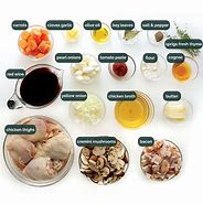 Image result for Coq AU Vin Recipe Card