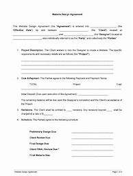 Image result for Design Contract Template
