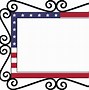 Image result for American Flag Frame Png