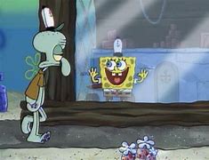 Image result for Spongebob Looking Out Window Meme