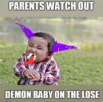 Image result for Demon Baby Meme