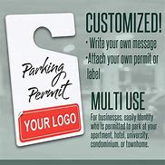 Image result for DIY Parking Tags