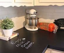 Image result for Chalkboard Paint Countertop