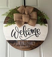 Image result for Personalized Front Door Signs