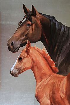 Copper Penny by Mary Ross Buchholz Oil ~ 30 x 20 | Horse drawings, Horse painting, Horse artwork