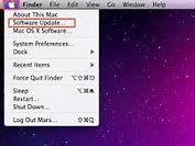 Image result for Where Is Software Update On Mac