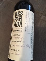 Image result for Desparada Chardonnay Wayfinder Bien Nacido