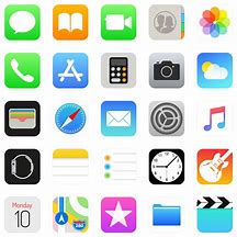 Image result for iPhone App Logo Flat Design