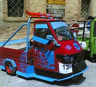 Image result for Isuzu Spazzatura Ape Car