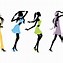 Image result for Girl Silhouette Stickers