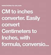 Image result for 17 Cm Converted to Inches